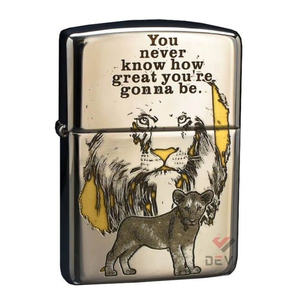 Zippo Armor Khắc Chủ Đề Vua Sư Tử The Lion King ZN210