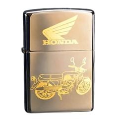 Zippo Sơn Khắc Xe Honda 67 Mạ Vàng ZK41