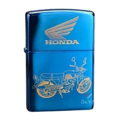 Zippo Sơn Khắc Xe Honda 67 Mạ Vàng ZK41