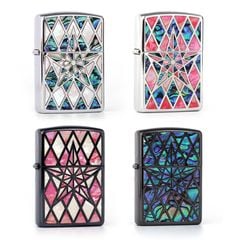 Zippo Armor Khảm Trai Biểu Tượng Ngôi Sao ZN226