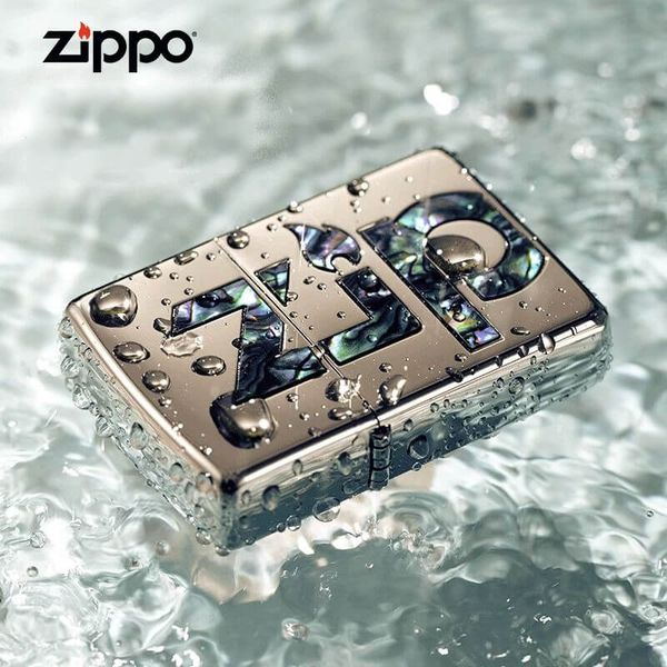 Zippo Khảm Trai chữ Zippo ZN137