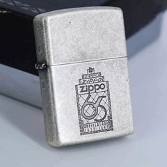Bật Lửa Zippo 1997 Kỷ Niệm 65th Năm (1932-1997) – Vỏ Antique Silver Mạ Bạc Giả Cổ – Đời XIII La Mã C133