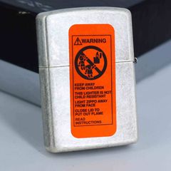 Bật Lửa Zippo 1997 Kỷ Niệm 65th Năm (1932-1997) – Vỏ Antique Silver Mạ Bạc Giả Cổ – Đời XIII La Mã C133