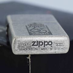 Bật Lửa Zippo 1997 Kỷ Niệm 65th Năm (1932-1997) – Vỏ Antique Silver Mạ Bạc Giả Cổ – Đời XIII La Mã C133