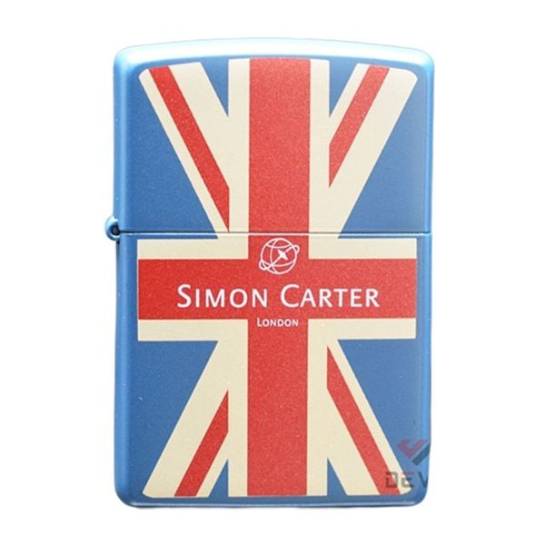 Zippo sơn lá cờ Anh Quốc in logo hãng Simon Carter ZN326