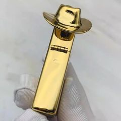 Zippo Để Bàn Mạ Vàng 24K Chủ Đề Cao Bồi Chăn Bò Texas ZN358