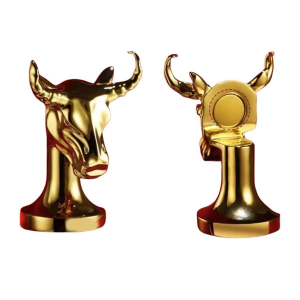 Zippo Để Bàn Mạ Vàng 24K Chủ Đề Cao Bồi Chăn Bò Texas ZN358