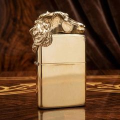 Zippo Mã Vàng 24K Emblem Đầu Ngựa – Đời IV La Mã (1988) – Biểu Tượng Mã Đáo Thành Công C743