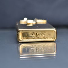 Zippo Mã Vàng 24K Emblem Yên Ngựa – Đời XI La Mã (1995) – Phong Cách Cowboy Viễn Tây C744