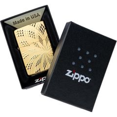 Zippo mạ vàng Gold Plate ZN20