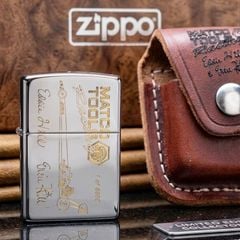 Zippo 1996 Mạ Vàng Gold Plated – Chủ Đề Matco Tools – Đời XII La Mã Hiếm C91