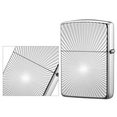 Zippo Armor Mạ Vàng Ốp Emblem Tượng Phật Phát Quang ZN35