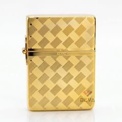 Zippo Tái Bản 1935 Mạ Vàng Hoa Văn Đan Sợi Carbon ZN152