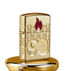 Zippo Mạ Vàng Kỷ Niệm 90th Limited Edition 2022 Collectible Z09