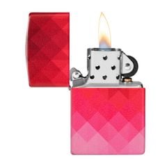 Zippo Sơn Mở Chuyển Màu Đỏ Pixels Ombre Design Z139
