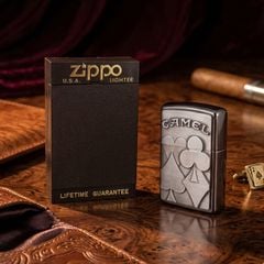 Zippo Camel 1996  Midnight  Card Suits C412