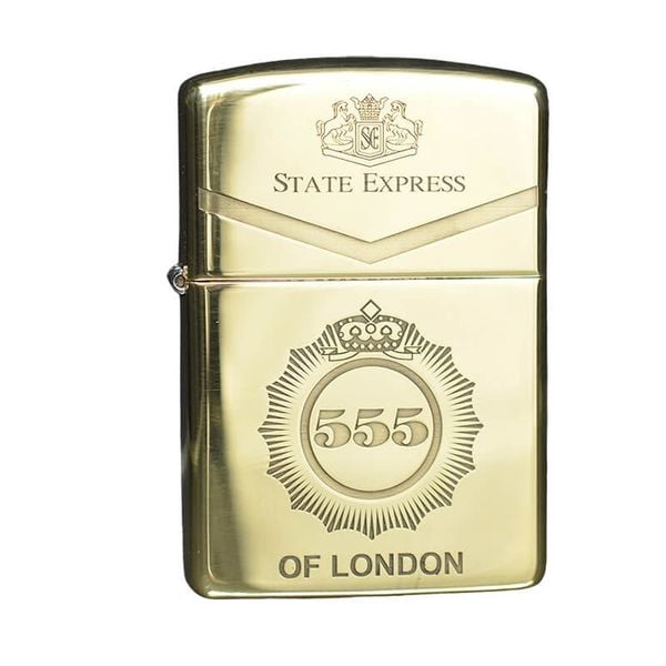 Zippo đồng khắc 555 of London Z251