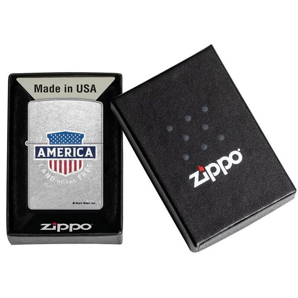 Zippo Chủ Đề Buck Wear 1776 America Land Of The Free Z130