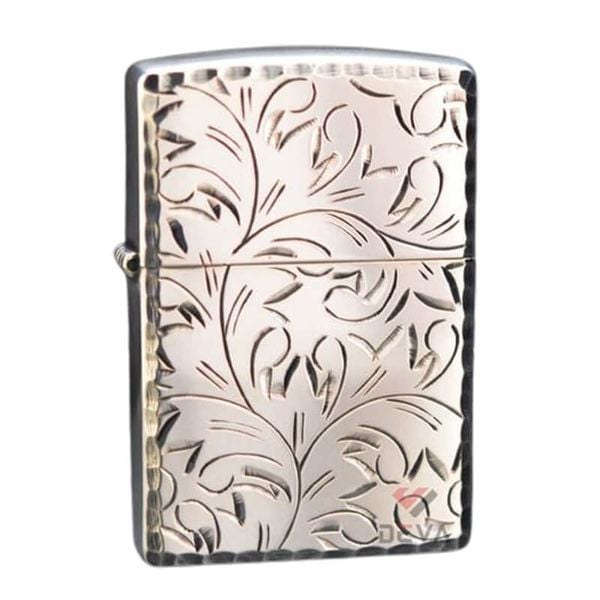 Khắc hoa văn màu bạc cổ Antique ZN52