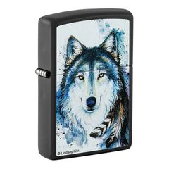 Zippo Chủ Đề Tác Phẩm Chó Sói Của Lindsay Kivi Z96