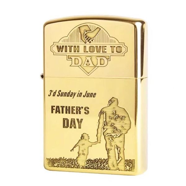 Zippo Khắc CNC Chủ Đề Ngày Của Cha Father's Day ZK122