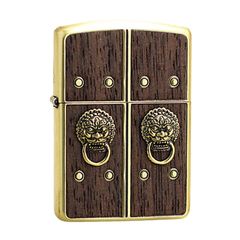 Zippo Armor ốp gỗ chủ đề Phật Giáo cánh cửa hạnh phúc ZN334