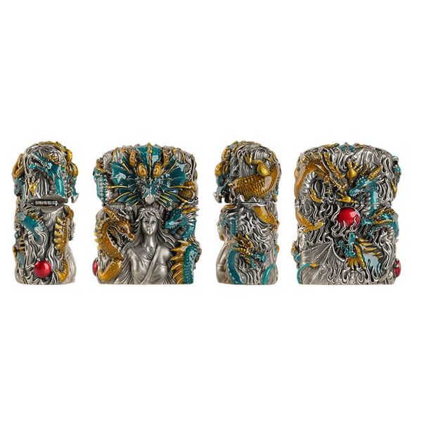 Zippo Vỏ Dày Ốp Tượng Mẹ Rồng Daenerys Targaryen ZN228