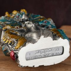 Zippo Vỏ Dày Ốp Tượng Mẹ Rồng Daenerys Targaryen ZN228