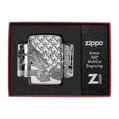 Zippo Bản Đặc Biệt Luxury Chủ Đề Đại Bàng Ái Quốc Patriotic Design Z220