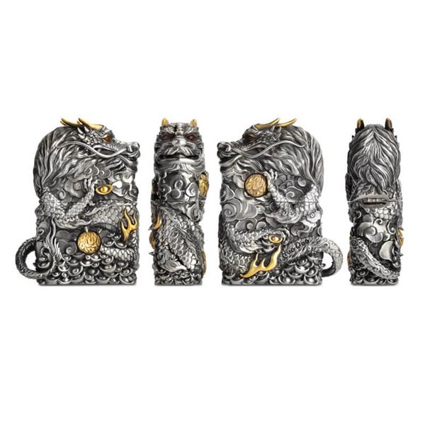 Zippo Hình Tượng Linh Vật Tỳ Hưu Thiên Lộc May Mắn ZD73