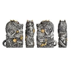 Zippo Hình Tượng Linh Vật Tỳ Hưu Thiên Lộc May Mắn ZD73