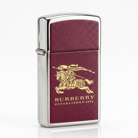 Zippo Slim Chủ Đề Thương Hiệu Thời Trang Anh Quốc Burberry ZN64
