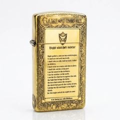 Zippo Slim Khắc Trò Chơi Vương Quyền Game Of Thrones ZK03