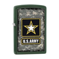 Zippo Sơn Xanh Bộ Đội Chủ Đề Quân Đội Mỹ US Army Z325
