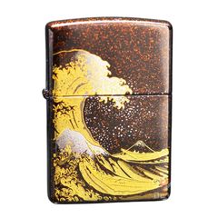 Zippo Sơn Mài Chủ Đề Bức Tranh Sóng Lừng Ở Kanagawa ZN367