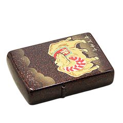 Zippo Sơn Mài In Chủ Đề Trâu Vàng ZN368