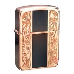 Zippo tái bản 1941 vàng hồng khắc chìm hoa văn Z239