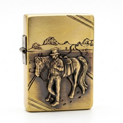 Zippo Tái Bản 1935 Chủ Đề Chàng Cao Bồi Marlboro ZN167