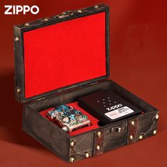 Zippo Vỏ Dày Ốp Nổi Thanh Long Hỏa Phụng ZN192