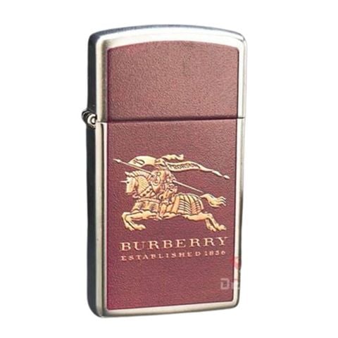 Zippo Slim Chủ Đề Thương Hiệu Thời Trang Anh Quốc Burberry ZN64