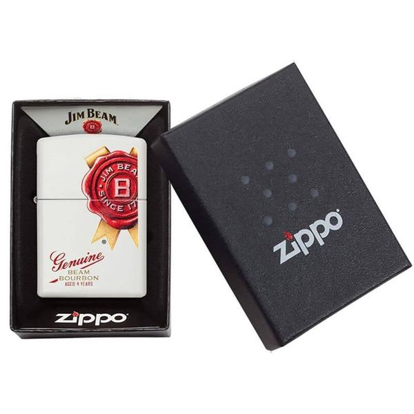 Zippo Mỹ chính hãng chủ đề hãng Whiskey Jim Beam Z291