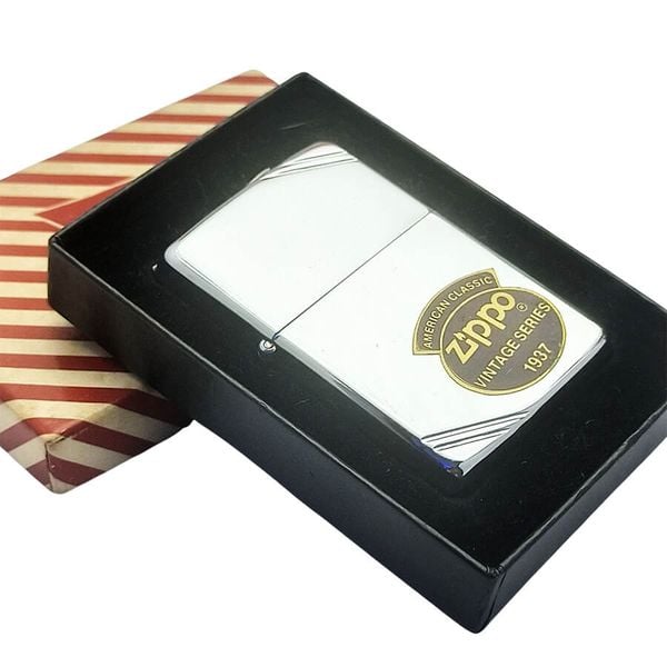 Bật Lửa Zippo Vintage 1986 – Đời II La Mã Không Mộc Tháng/Năm – Chrome Bóng Quý Hiếm C66