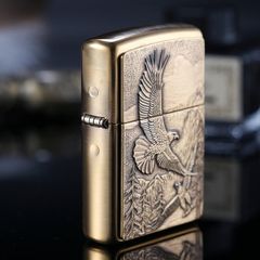 Zippo đồng emblem đại bàng Z98