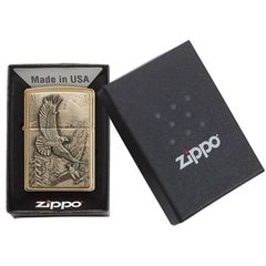Zippo đồng emblem đại bàng Z98
