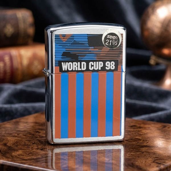 Zippo FIFA World Cup France 1998 – Đời XIII La Mã (Năm 1997) – Bản Kỷ Niệm Bóng Đá Pháp C435