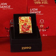 Zippo Vòng Xoay Đầu Sư Tử Cầu Được Ước Thấy ZN250