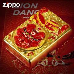 Zippo Vòng Xoay Đầu Sư Tử Cầu Được Ước Thấy ZN250