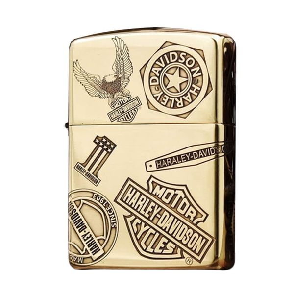 Zippo Khắc Logo Thương Hiệu Harley-Davidson ZN114