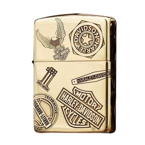 Zippo Khắc Logo Thương Hiệu Harley-Davidson ZN114