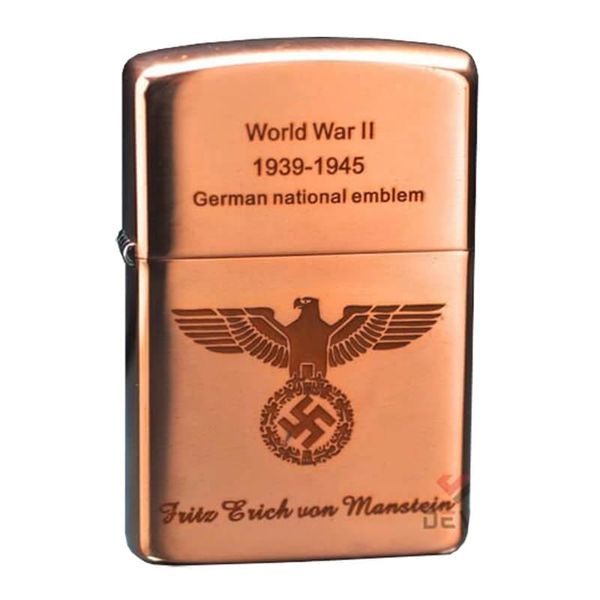Bật lửa Zorro đồng đỏ khắc biểu tượng Thế Chiến II Đức Z9749